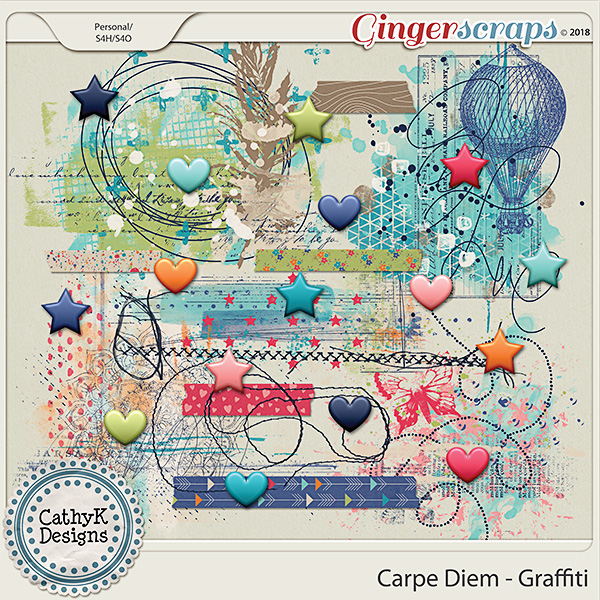 Carpe Diem - Graffiti by CathyK Designs