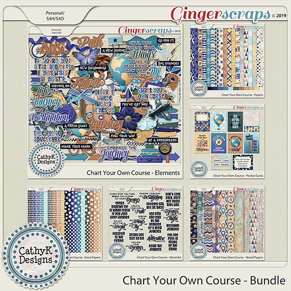 Chart Your Own Course -  Bundle by CathyK Designs