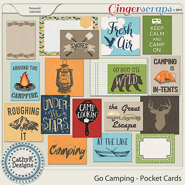 Go Camping - Pocket Cards