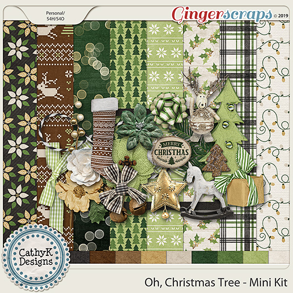 Oh Christmas Tree - Mini Kit by CathyK Designs