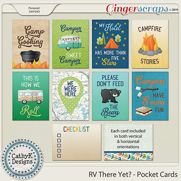 RV There Yet - Pocket Cards by CathyK Designs