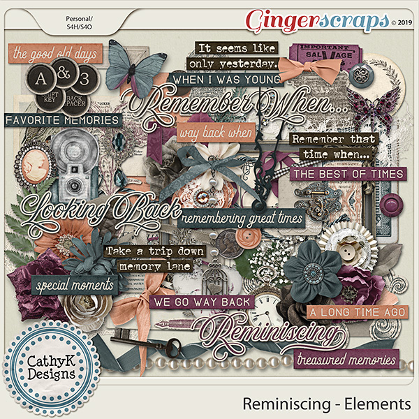 Reminiscing - Elements by CathyK Designs