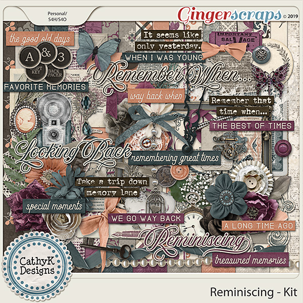 Reminiscing - Kit by CathyK Designs
