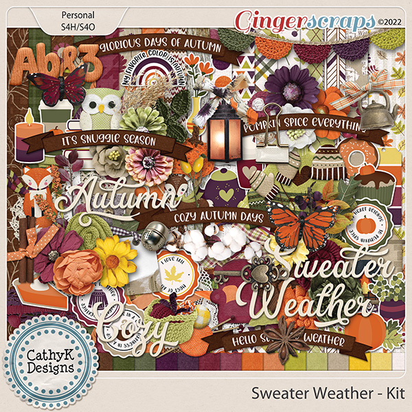 Sweater Weather - Kit by CathyK Designs