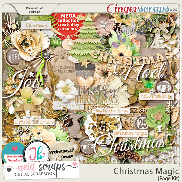 Christmas Magic - kit by Neia Scraps, JB Studio, HeartMade Scrapbook and PrelestnayaP Designs