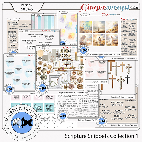 Scripture Snippets Collection 1 by Wetfish Designs