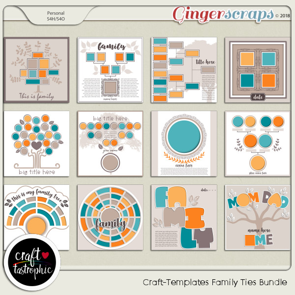 Craft-Templates Family Ties Bundle