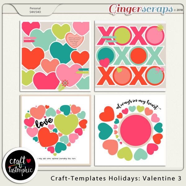 Craft-Templates Holidays Valentine 3