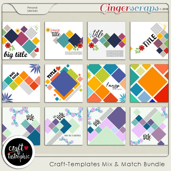 Craft-Templates Mix and Match Bundle