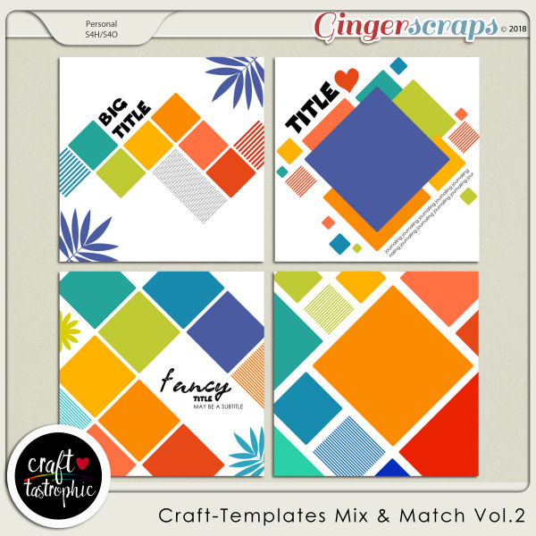 Craft-Templates Mix and Match Vol 2