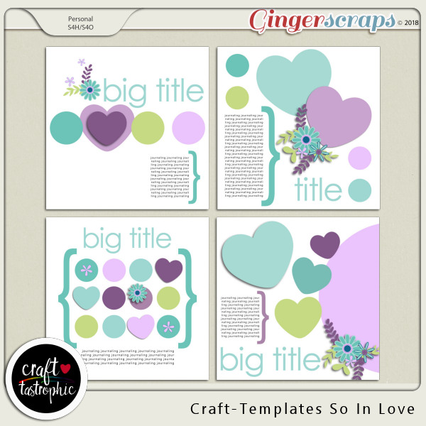 Craft-Templates So in Love