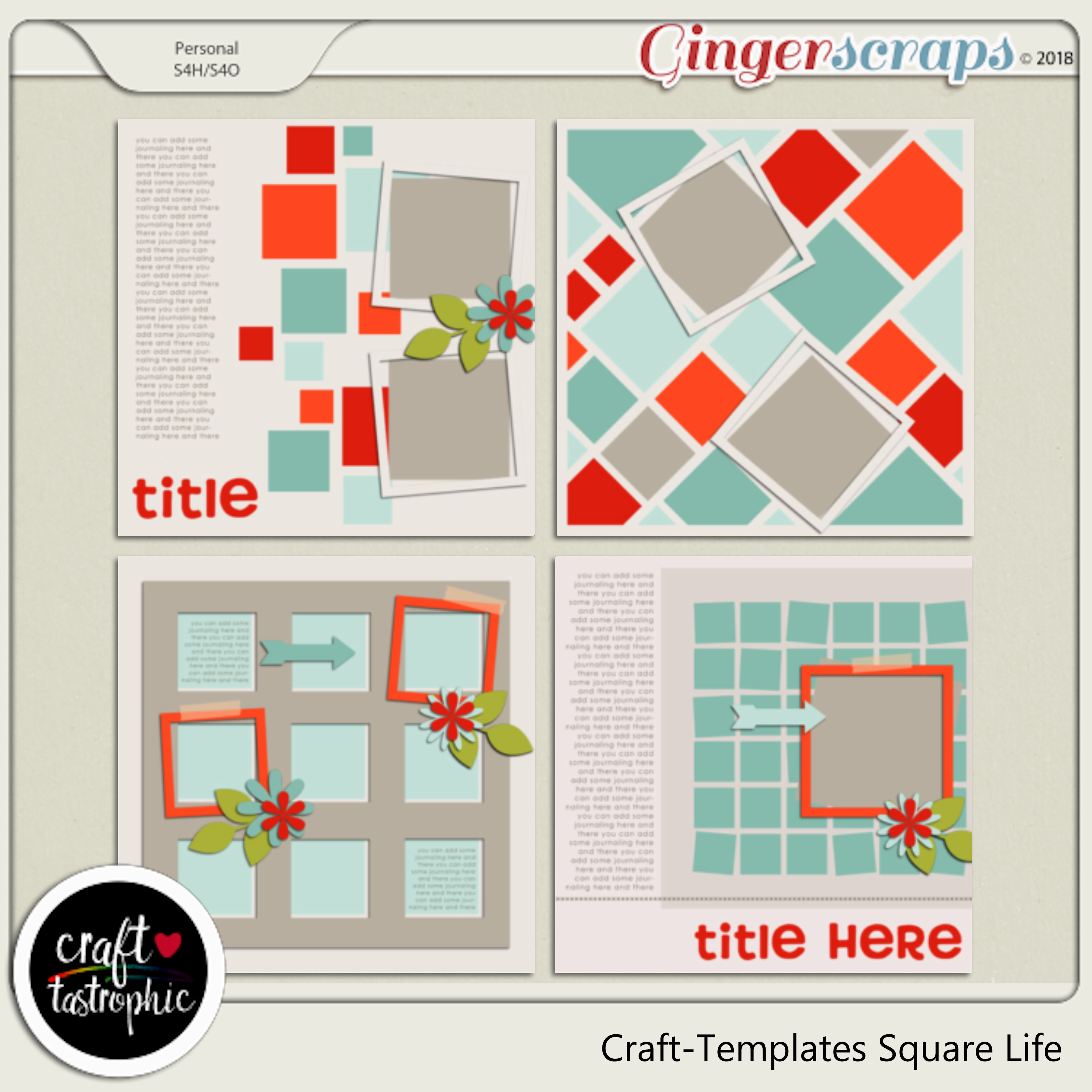 Craft-Templates Square Life
