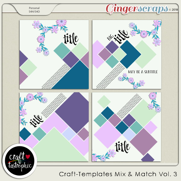 Craft-Templates Mix and Match Vol 3