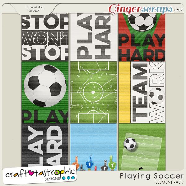 Playing Soccer Journal Cards