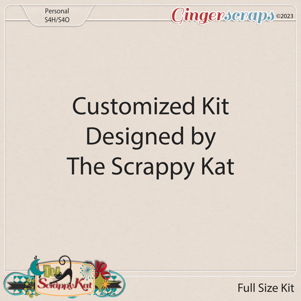 Customized Kit Designed by The Scrappy Kat