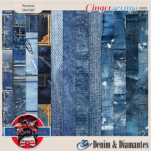 Denim & Diamantes Denim Papers By The Brit Chick