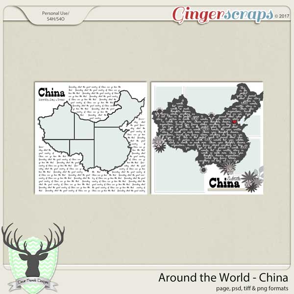 Around the World Countries: China by Dear Friends Designs