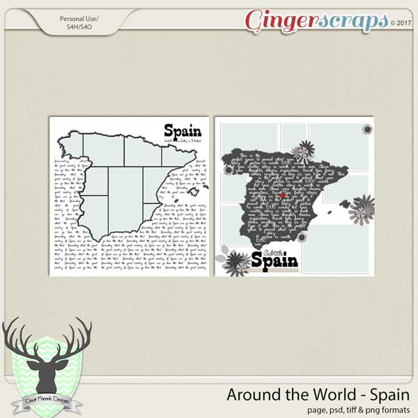 Around the World Countries: Spain by Dear Friends Designs