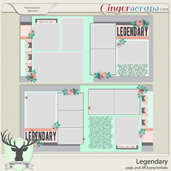 Legendary by Dear Friends Designs
