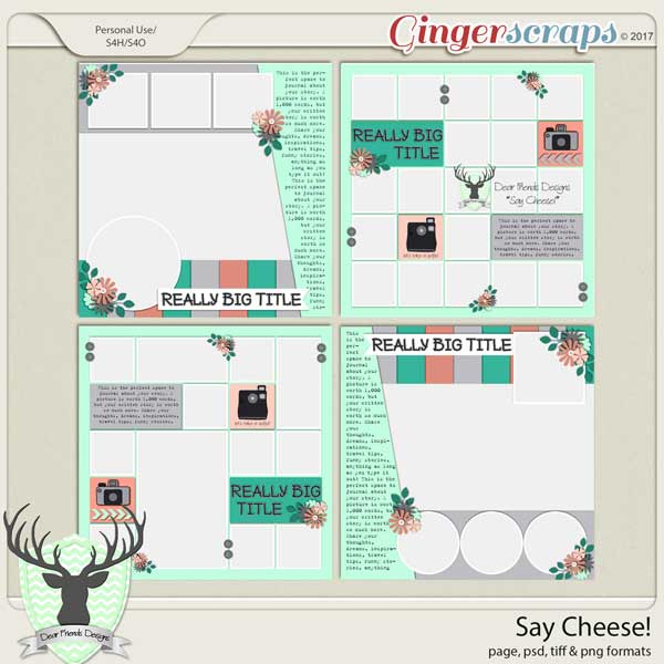 Say Cheese! by Dear Friends Designs