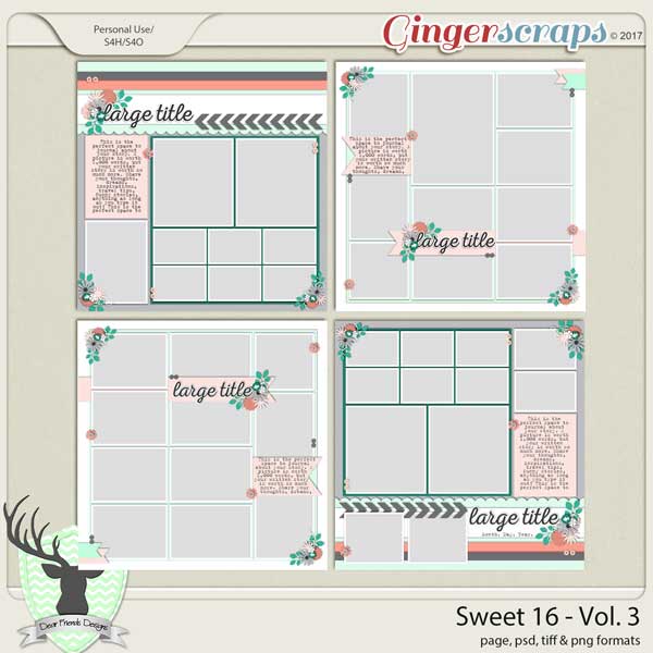 Sweet 16 Vol 3 by Dear Friends Designs