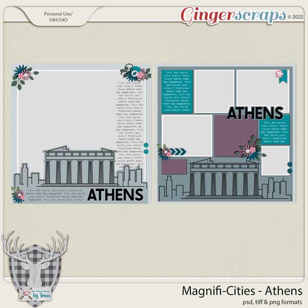 MagnifiCities: Athens by Dear Friends Designs by Trina