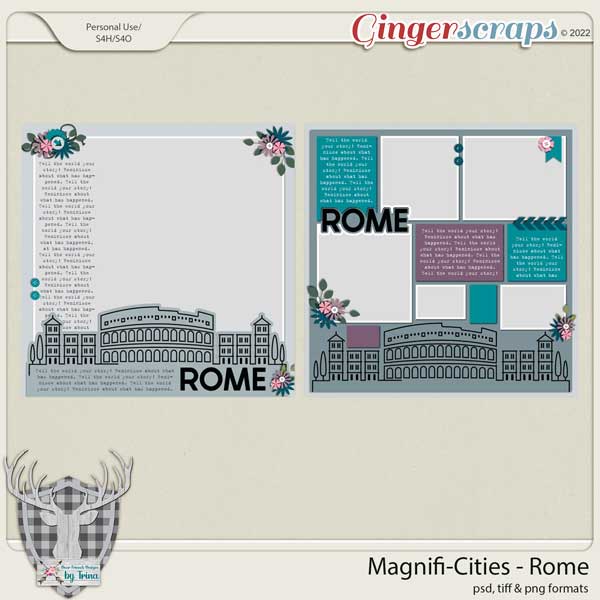 MagnifiCities: Rome by Dear Friends Designs by Trina