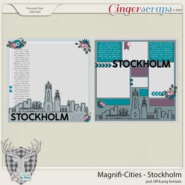 MagnifiCities: Stockholm by Dear Friends Designs by Trina