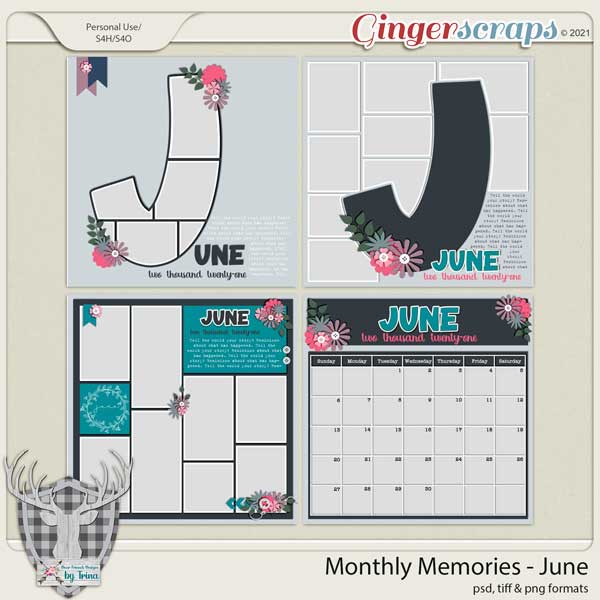 Monthly Memories - June by Dear Friends Designs by Trina