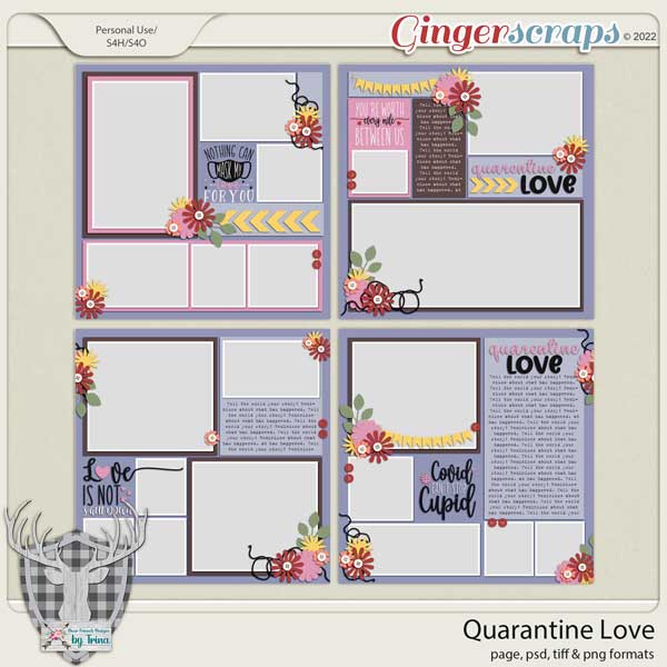 Quarantine Love by Dear Friends Designs by Trina