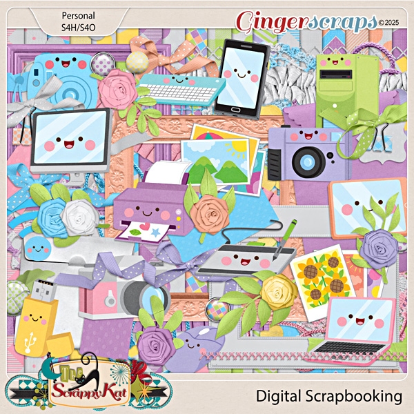 Digital Scrapbooking Kit by The Scrappy Kat