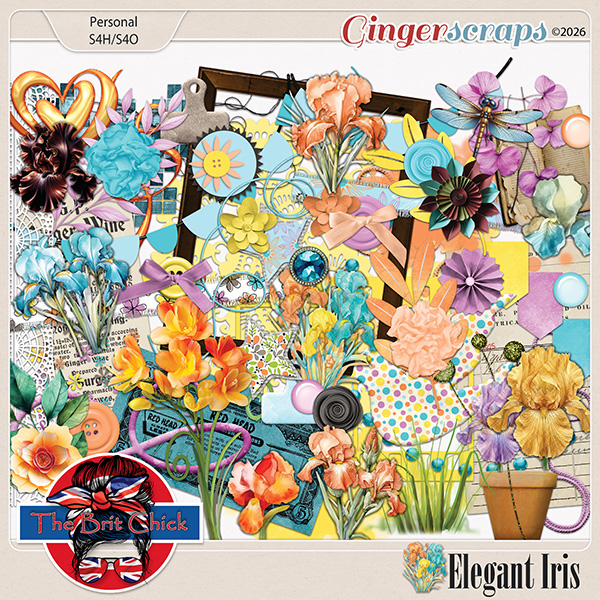 Elegant Iris Elements By The Brit Chick