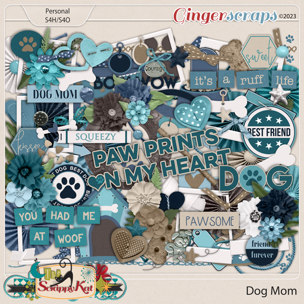 Dog Mom Elements by The Scrappy Kat