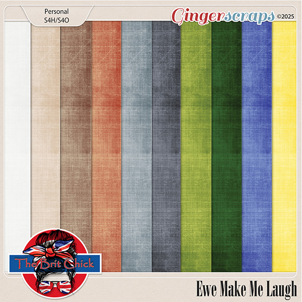 Ewe Make Me Laugh Solid Papers By The Brit Chick