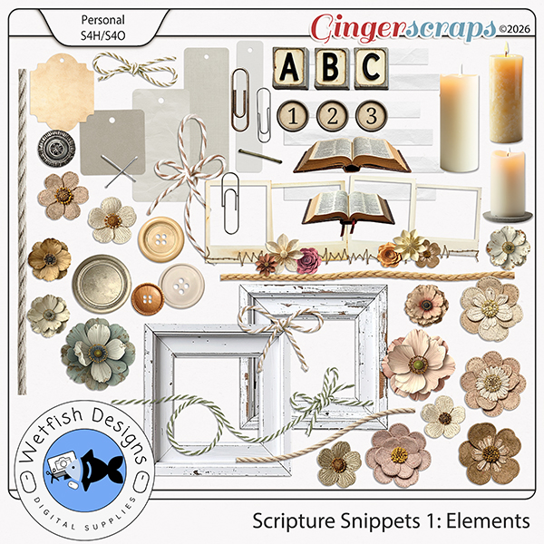 Scripture Snippets: Elements by Wetfish Designs 
