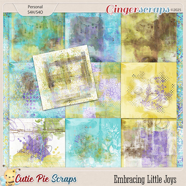 Embracing Little Joys Painted Papers