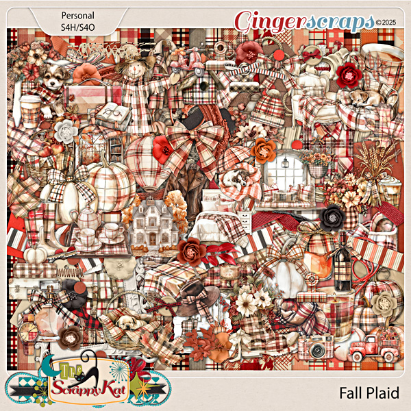 Fall Plaid MEGA Kit by The Scrappy Kat
