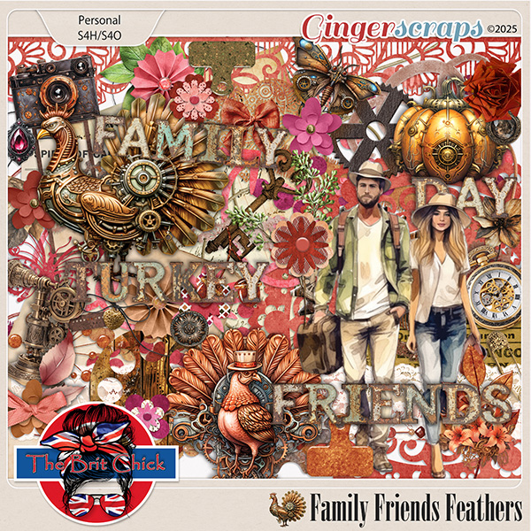Family Friends Feathers Elements By The Brit Chick