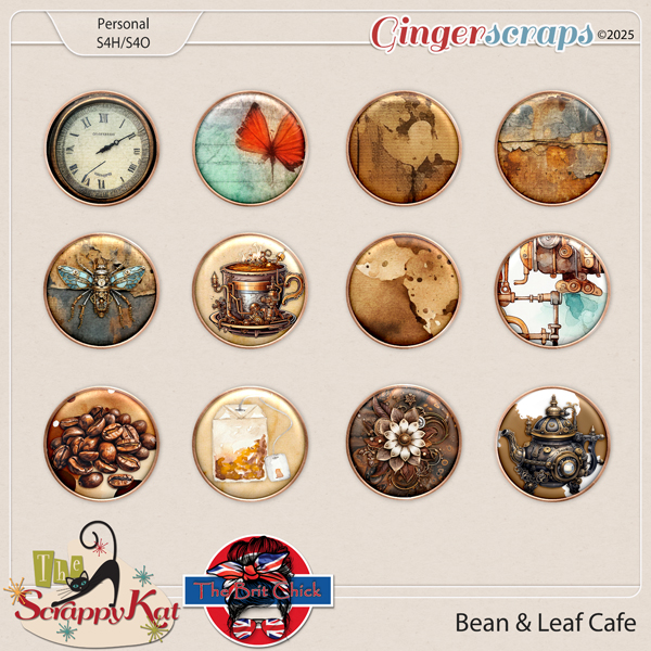 Bean & Leaf Cafe Flairs By The Brit Chick