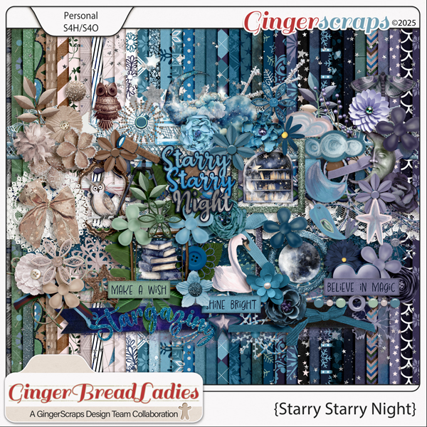 GingerBread Ladies Collab: Starry, Starry Night