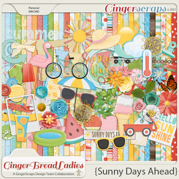GingerScraps :: Collabs And Duos :: GingerBread Ladies Collab: Sunny ...