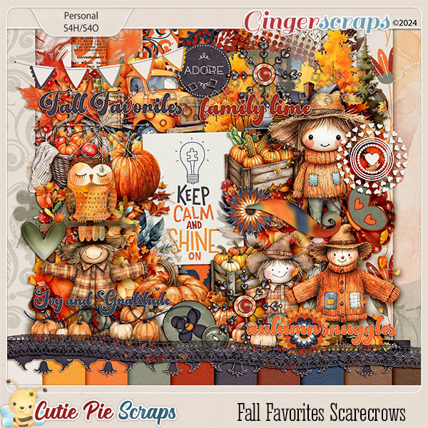 Fall Favorites Scarecrows Combo Kit