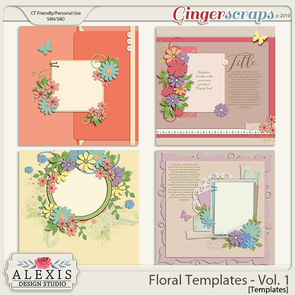 Floral Templates - Vol. 1