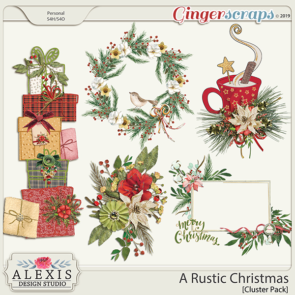 A Rustic Christmas - Cluster Pack