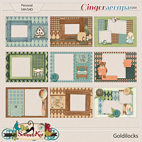 Goldilocks Brag Book by The Scrappy Kat