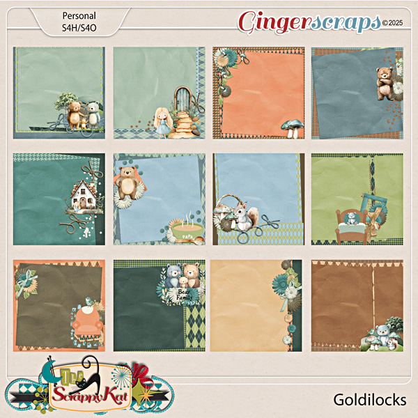 Goldilocks Stacked Papers by The Scrappy Kat