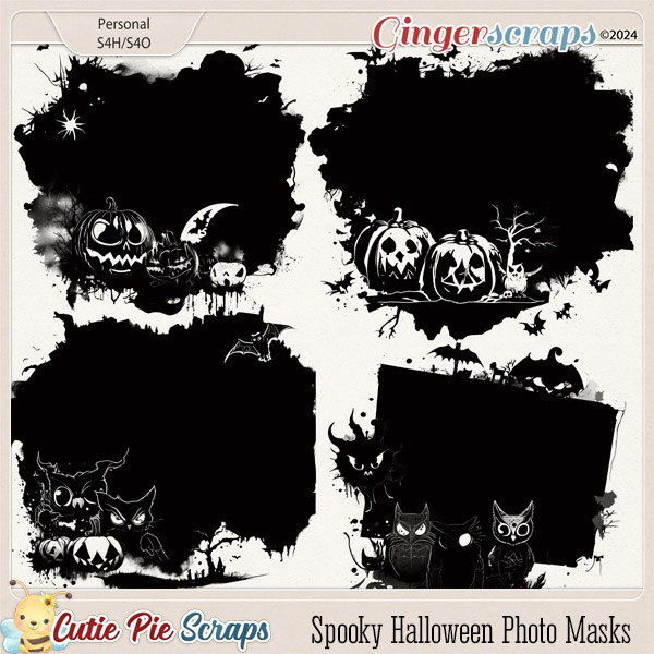Spooky Halloween Photo Masks 01