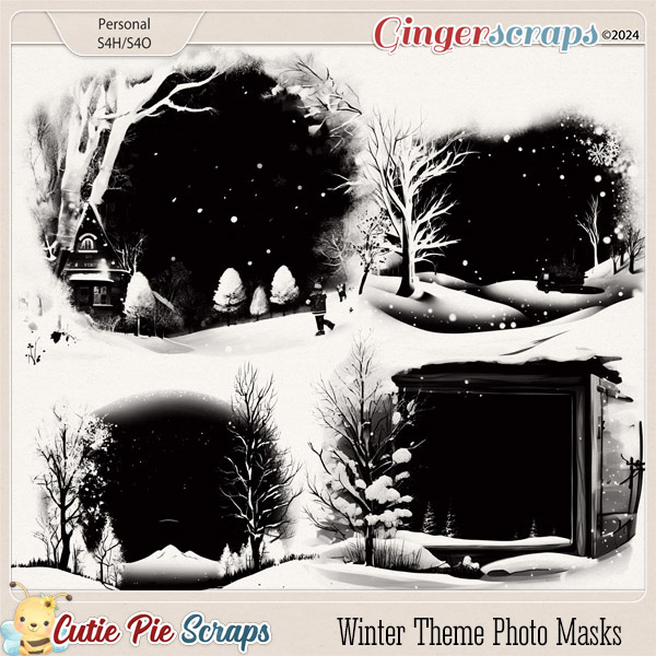 Winter Theme Photo Masks 03