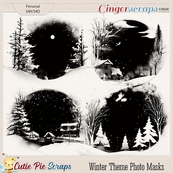 Winter Theme Photo Masks 05