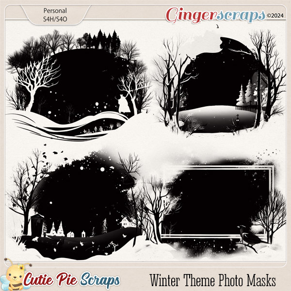 Winter Theme Photo Masks 06